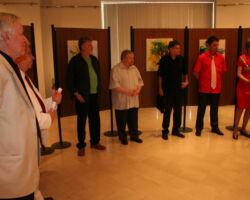 Personal Exhibition at the Romanian Academy, with Acad. E. Simion, art critics P. Susara, Gh. Vida, C. Ciobanu, Bucharest, 2008